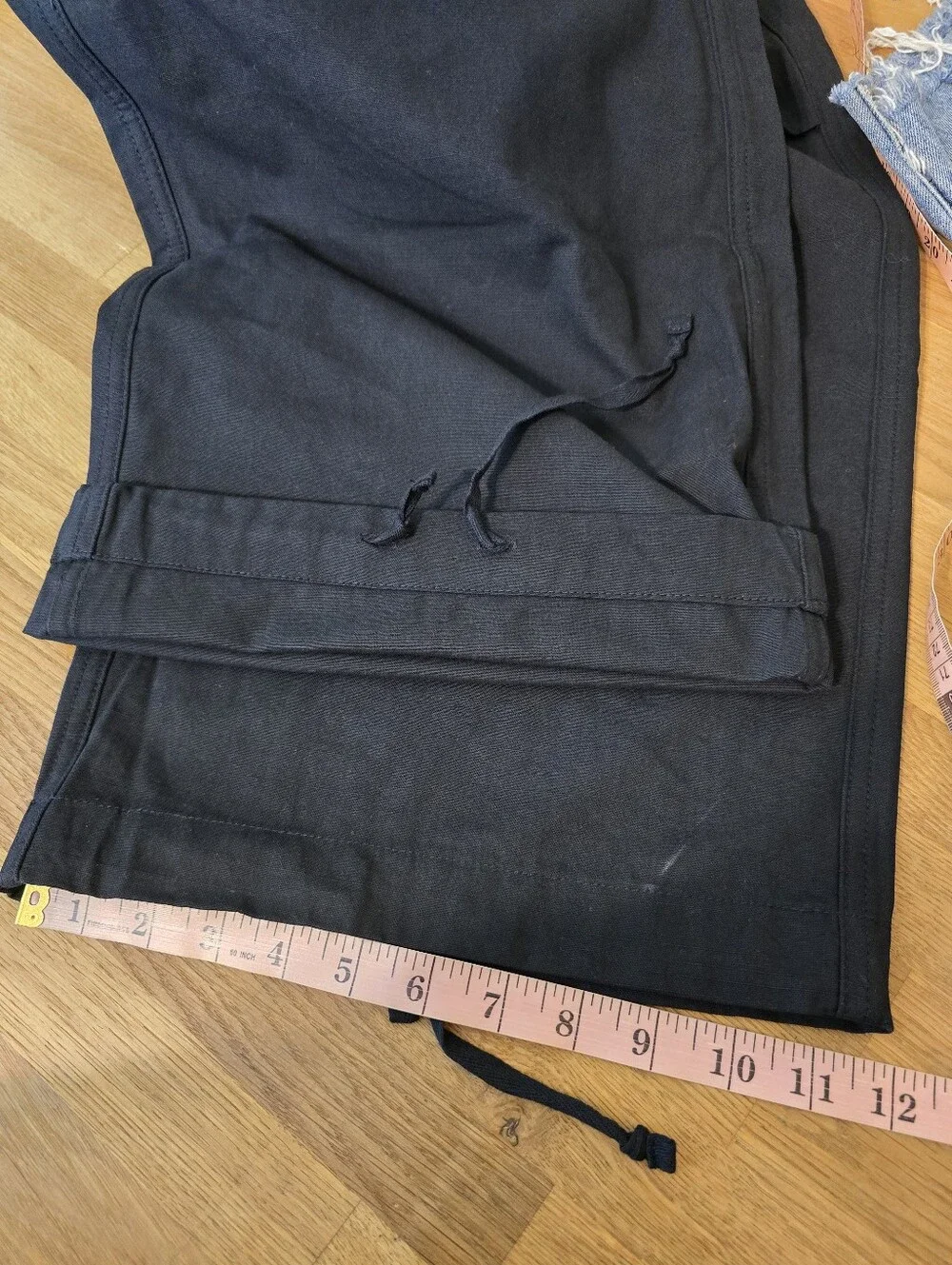 K-TWO Studios Los Angeles Utility Parachute Pants Black Wide Leg Cargo Pants XL